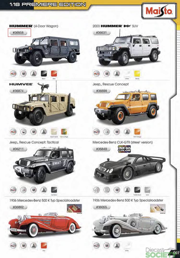 Maisto 2016 Catalogue • DiecastSociety.com