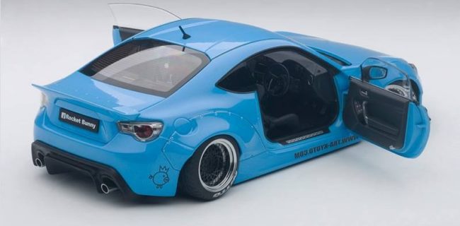 AUTOart Rocket Bunny Toyota 86 – Sky Blue w/ Black Wheels
